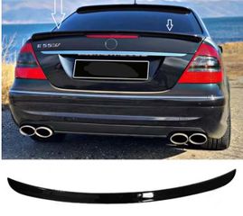 Αεροτομή πορτ μπαγκάζ μαύρο πλαστικό γυαλιστερό - Mercedes-Benz W211 / 2003-2009