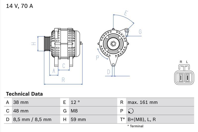 BOSCH BX ΔΥΝΑΜΟ KIA