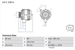 BOSCH BX ΔΥΝΑΜΟ MERCEDES