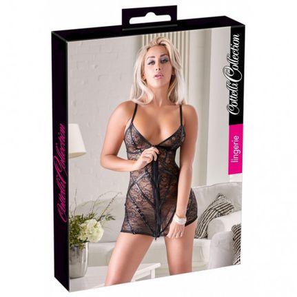 Provocative Lace Dress with Zip-thumb-4