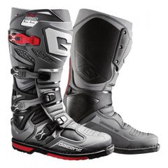 ΜΠΟΤΕΣ MX ENDURO GORE TEX ΓΚΡΙ ΚΟΚΚΙΝΟ SG22 | GAERNE