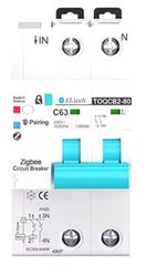 ΑΥΤΟΜΑΤΗ ΑΣΦΑΛΕΙΑ 2P 63A με WI-FI TOQCB2-80-2P