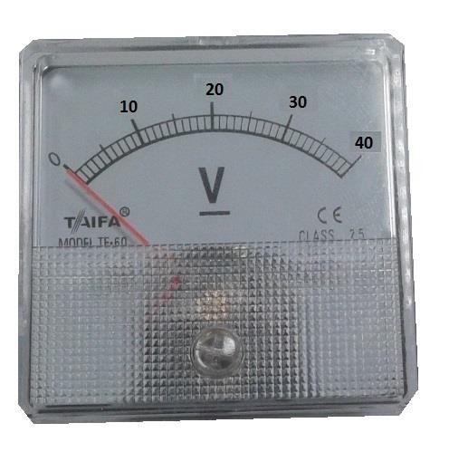 ΒΟΛΤΟΜΕΤΡΟ 60Χ60 40V DC  TC6540
