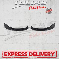 MERCEDES BENZ A CLASS W177 & V177 18-23 FRONT SPLITTERS TYPE BRABUS / ΕΜΠΡΟΣΘΙΑ ΠΤΕΡΥΓΙΑ ΠΡΟΦΥΛΑΚΤΗΡΑ