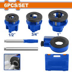 Wadfow WJK1D31 Σετ Φιλιέρες 1/2" έως 1" 4τμχ