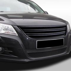 Μάσκα Για Vw Tiguan mk1 07-11 R Look Μαύρη Ματ Με 2 Διπλές Γρίλιες 1 Τεμάχιο