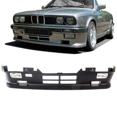Μπροστινός Προφυλακτήρας Για Bmw 3 E30 83-85 Pre-Facelift M-Technik 1 Look Με Προβολείς Ομίχλης