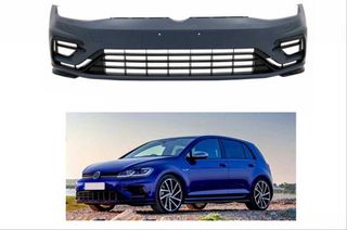 Μπροστινός Προφυλακτήρας Για VW Golf VII (7.5) 17-20 Facelift R-Look Με Μάσκα