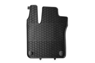 Λαστιχένια Πατάκια Geyer & Hosaja Για Smart Fortwo III 2014-2024 / Twingo III 2014+ 2 Τεμαχίων Εμπρός Μαύρα 908/2C