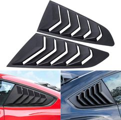 Καπάκια Πισινών Παραθύρων Για Ford Mustang MK6 2015+ Μαύρα 2 Τεμάχια