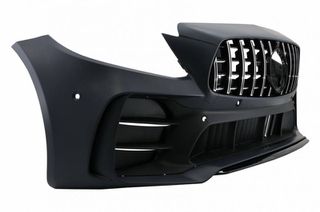 Μπροστινός Προφυλακτήρας Για Mercedes-Benz C-Class C205/W205 14-21 GTR Look (Black Mamba) Με Μαύρη Μάσκα