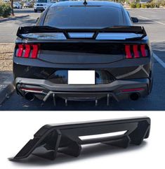 ΠΙΣΩ ΣΠΟΙΛΕΡ Rear Diffuser Panel – Matte Black (MUSTANG 24-25)