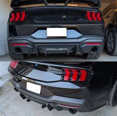 ΠΙΣΩ ΣΠΟΙΛΕΡ Rear Diffuser Panel – Matte Black (MUSTANG 24-25)-thumb-2