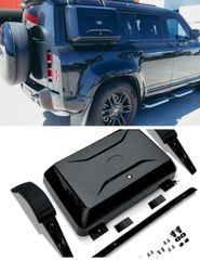Black Side-Mounted Gear Carrier Box Storage For Land Rover Defender L663 90 110 130 2020-2025
