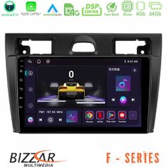 Bizzar F Series 8Core Android14 4+64GB  Ford Fiesta/Fusion Navigation Multimedia Tablet 9 Με Carplay & Android Auto | Pancarshop