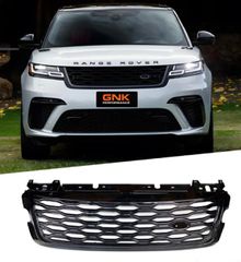 ΜΑΣΚΑ ΕΜΠΡΟΣ Land Rover Range Rover Velar Gloss Black SVAutobiography Design Front Bumper Bar Grille Grill L560 2017-2024