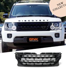 ΜΑΣΚΑ ΕΜΠΡΟΣ LAND ROVER Discovery 4 Gloss Black Front Bumper Bar Grille Grill L319 2014-2016