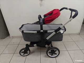 ΚΑΡΟΤΣΙ ΔΙΔΥΜΩΝ DONKEY BUGABOO 3 RED-thumb-2