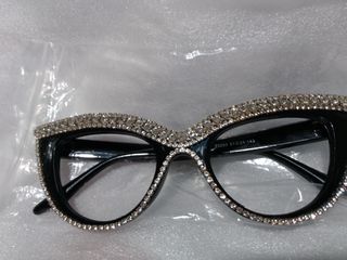 Σκελετός γυαλιών ηλίου,οράσεως με στρας,cateye..