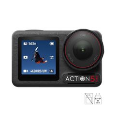 DJI Osmo Action 5 Pro Standard Combo Action Camera 8K Υποβρύχια με Οθόνη Αφής 2.5" και Wi-Fi Μαύρη
