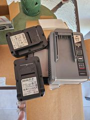 Karcher 18v φορτιστής και 2 μπαταρίες 3.0 ah