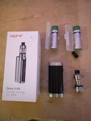 Aspire Zelos X Kit + 2 μπαταρίες + φορτιστής (σε άριστη κατάσταση)