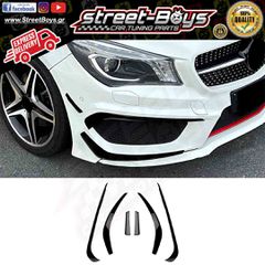 SPOILER TRIM SET (6 τεμάχια) ΜΠΡΟΣΤΑ ΠΡΟΦΥΛΑΚΤΗΡΑ MERCEDES BENZ A45 W176, CLA45 C117 AMG PRE-FACELIFT (2013-2015) | Street Boys - Car Tuning Shop |