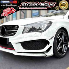 SPOILER TRIM SET (6 τεμάχια) ΜΠΡΟΣΤΑ ΠΡΟΦΥΛΑΚΤΗΡΑ MERCEDES BENZ CLA C117 AMG PRE-FACELIFT (2013-2015) | Street Boys - Car Tuning Shop |-thumb-1