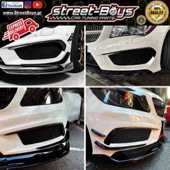 SPOILER TRIM SET (6 τεμάχια) ΜΠΡΟΣΤΑ ΠΡΟΦΥΛΑΚΤΗΡΑ MERCEDES BENZ CLA C117 AMG PRE-FACELIFT (2013-2015) | Street Boys - Car Tuning Shop |-thumb-2