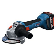 GWS 18V-8 Γωνιακός Λειαντήρας 125mm 18V (2x4.0Ah) - ΜΕ ΜΠΑΤΑΡΙΑ & ΦΟΡΤΙΣΤΗ - BOSCH (#06019N9002)