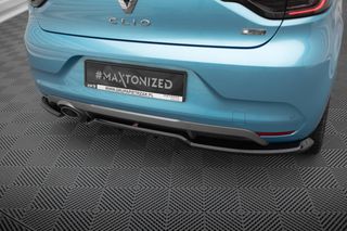 Διαχύτης / Diffuser Πίσω Προφυλακτήρα Maxton Design Renault Clio R.S. Line Mk5 - Μαύρο Γυαλσιτερό - (RE-CL-5-RSLINE-RSD1G+RD1G)