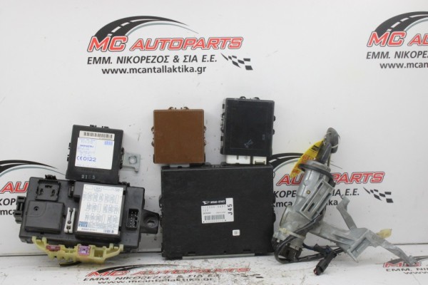 Εγκέφαλος σετ DAIHATSU TERIOS (1997-2006) 89560-87457 112300-0691 J45 82600-87411 89702-87412 89741-87404 110400-0280 με κλειδαριά με κλειδί,κεντρική μονάδα ελέγχου,immobilizer,και μ