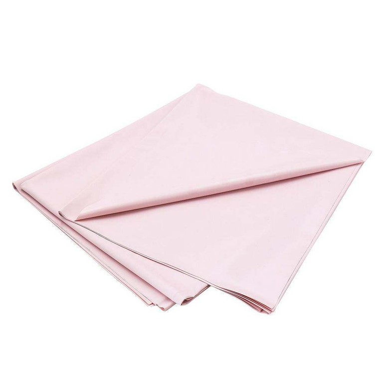 PVC Waterproof Bed Sheet Pink L