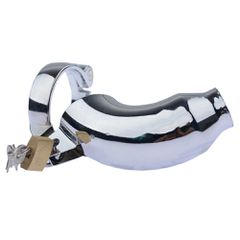 Stainless steel Male Chastity Cage Device L