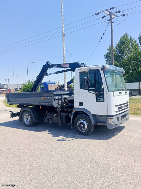 Ανατροπή + Γερανός Iveco 2003 75E15