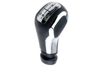 Citroen C2/C3/C4/C5/Berlingo / Peugeot 206 / 207 / 307 / 308 / 406 / 407 / 607 / 807 / 2008 / 3008 / 5008 / Partner πόμολο λεβιέ 5 ταχυτήτων χρώμιο μαύρο NTY