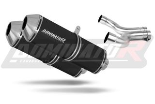 Εξατμίσεις Διπλά Τελικά Dominator OVR Black Yamaha XJ 600 DIVERSION 1992-2004 Με Σιγαστήρες