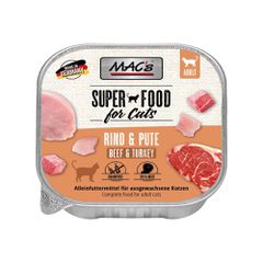 ΠΑΤΕ ΓΑΤΑΣ MAC'S SUPERFOOD 100gr ΒΟΔΙΝΟ ΚΑΙ ΓΑΛΟΠΟΥΛΑ