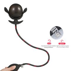 Flower Silicone Inflatable Anal Plug-thumb-6