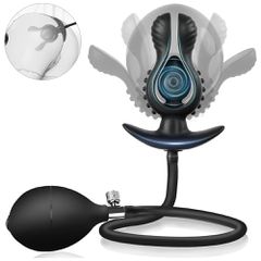 Flower Silicone Inflatable Anal Plug-thumb-4
