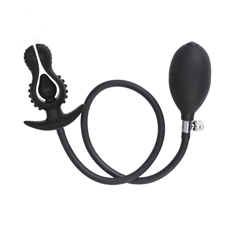 Flower Silicone Inflatable Anal Plug