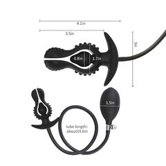Flower Silicone Inflatable Anal Plug-thumb-7