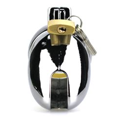 Male Locking Chastity Cock Cage Device S-thumb-1
