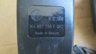 Κουμπώματα ζωνών οδηγού-συνοδηγού από VW Jetta 2005-2010, VW Golf 5 2003-2008-thumb-4