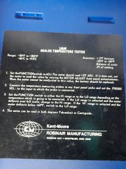 Αναλογικό θερμόμετρο (temperature tester) + Διαγνωστικό  εργαλείο (Ampmeter, Voltmeter και Ohmmeter ) + 2 Αντλίες Κενού