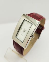 Vintage Quartz γυναικείο ρολόι με κόκκινο λουράκι Α9525 ΤΙΜΗ 60 ΕΥΡΩ