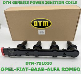 coils DTM 751020 /OPEL ASTRA G - ASTRA H  GENESIS COILS ΠΟΛΛΑΠΛΑΣΙΑΣΤΕΣ 45,000 volt/ A16-LETT / Z16XER / Z18-XER / A16-LET / A16-LES / A16-LEL / A16-LER  /ΤΙΜΗ 1 ΤΜΧ-thumb-2