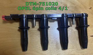 coils DTM 751020 /OPEL ASTRA G - ASTRA H  GENESIS COILS ΠΟΛΛΑΠΛΑΣΙΑΣΤΕΣ 45,000 volt/ A16-LETT / Z16XER / Z18-XER / A16-LET / A16-LES / A16-LEL / A16-LER  /ΤΙΜΗ 1 ΤΜΧ-thumb-3