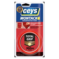 Ταινία διπλής όψης Κατασκευαστική Ceys Montack 2.5m 19mm