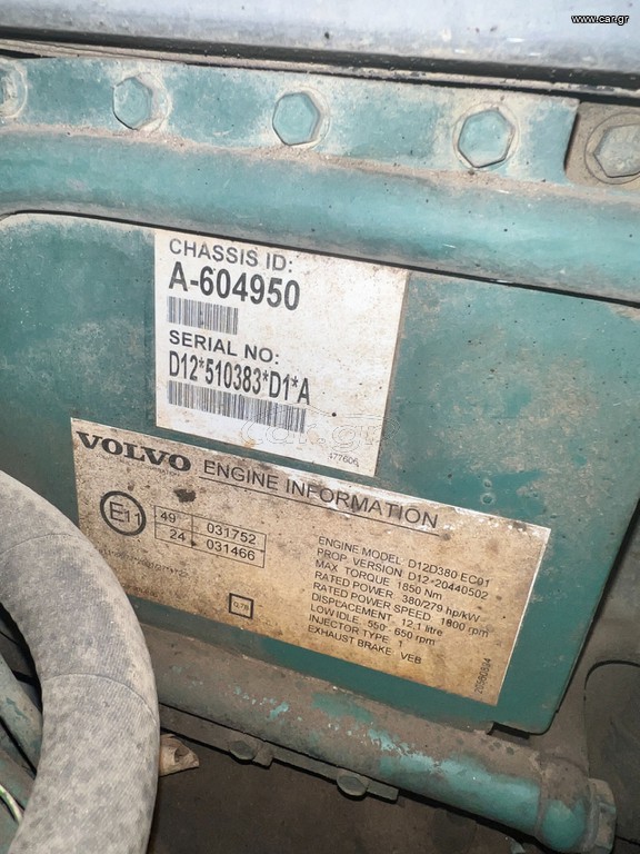 MHXANH VOLVO D12